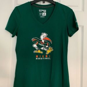 University of Miami Adidas Top